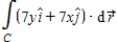 Evaluate the line integral using the Fundamental Theorem of Line Integrals. Use a computer algebra system to verify your results. ​   ​ C: a smooth curve from   to   A)  60 B)  39 C)  19 D)  224 E)  361 