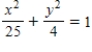 Find the value of the line integral   where   is an ellipse   from   to   . ​   A)    B)    C)  4 D)    E)   