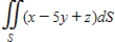 Evaluate   , where   is   . ​ A)    B)    C)    D)    E)   