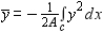 Use a computer algebra system and the result  The centroid of the region having area A bounded by the simple closed path   is   ,   '' to find the centroid of the region bounded by the graphs of   and   . ​ A)    B)    C)    D)    E)   