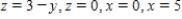 Use Divergence Theorem to evaluate   and find the outward flux of   through the surface S of the solid bounded by the planes   and   . ​ A)    B)    C)    D)    E)   