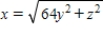 Find a vector-valued function whose graph is the cone   . ​ A)    ​ B)    ​ C)    ​ D)    ​ E)    ​