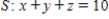 Find the flux   of through S,   , where   is the upward unit normal vector to S. ​   ​   , first octant ​ A)    ​ B)    ​ C)    ​ D)    ​ E)    ​
