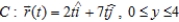 Evaluate the line integral along the given path.     A)    B)    C)    D)    E)   