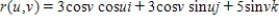 Identify the surface by eliminating the parameters from the vector-valued function   . ​ A)  plane B)  sphere C)  paraboloid D)  cylinder E)  ellipsoid