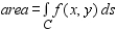 Find the area of the lateral surface over the curve   in the xy-plane and under the surface   where Lateral surface   . ​   line from   to   . A)   B)  0 C)    D)    E)   