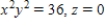 Use Divergence Theorem to evaluate   and find the outward flux of   through the surface S of the solid bounded by   and   . ​ A)    B)  36 C)    D)  8 E)  0