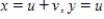 Use the indicated change of variables to evaluate the following double integral.     ​   A)    B)    C)    D)    E)   