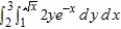 Evaluate the following iterated integral.   A)    B)    C)    D)    E)   