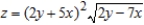 Use a change of variables to find the volume of the solid region lying below the surface   and above the plane region R: region bounded by the parallelogram with vertices   . Round your answer to two decimal places. A)    B)    C)    D)    E)   