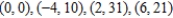 Use a change of variables to find the volume of the solid region lying below the surface   and above the plane region R: region bounded by the parallelogram with vertices   . Round your answer to two decimal places. A)    B)    C)    D)    E)   
