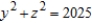 Set up and evaluate a double integral to find the volume of the solid bounded by the graphs of the equations   and   in the first octant. A)  273,375 B)  30,375 C)  182,250 D)  91,125 E)  60,750