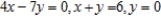 Use an iterated integral to find the area of the region bounded by   . A)    B)    C)    D)    E)   