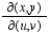 Find the Jacobian   for the following change of variables: ​   ,   ​ A)    ​ B)    ​ C)    ​ D)    ​ E)    ​