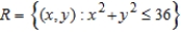 Find the area of the portion of the surface   that lies above the region   . ​ A)    B)    C)    D)    E)   