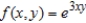 Set up a double integral that gives the area of the surface of the graph of f over the region R.     A)    B)    C)    D)    E)   