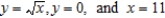 Find the mass of the lamina bounded by the graphs of the equations   for the density   . ​ A)    B)    C)    D)    E)   