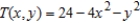 Suppose the temperature in degrees Celsius on the surface of a metal plate is   where x and y are measured in centimeters. Estimate the average temperature if x varies between 0 and 3 centimeters and y varies between 0 and 2 centimeters. A)    degrees Celsius B)    degrees Celsius C)    degrees Celsius D)    degrees Celsius E)    degrees Celsius