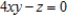 Find symmetric equations of the normal line to the surface   at the point   . A)    B)    C)    D)    E)   