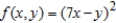 Find the absolute extrema of the function   over the triangular region in the xy-plane with vertices   and   . A)  absolute maximum:   at   absolute minimum:   at   and along the line   B)  absolute maximum:   at   absolute minimum:   at   and along the line   C)  absolute maximum:   at   absolute minimum:   at   and along the line   D)  absolute maximum:   at   absolute minimum:   at   E)  absolute maximum:   at   absolute minimum:   at  