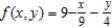 For function   , find the maximum value of the directional derivative at (3,2) . ​ A)    /9 ​ B)    /36 ​ C)    /144 ​ D)    /72 ​ E)    /108 ​