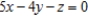 Find symmetric equations of the tangent line to the curve of intersection of the surfaces   ,   at the point   . A)    B)    C)    D)    E)   