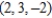Find symmetric equations of the tangent line to the curve of intersection of the surfaces   ,   at the point   . A)    B)    C)    D)    E)   