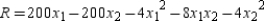 Suppose a pharmaceutical corporation has two plants that produce the same over-the-counter medicine. If   and   are the numbers of units produced at plant 1 and plant 2, respectively, then the total revenue for the product is given by   . When   and   find the marginal revenue   for plant 1. ​ A)  127 B)  125 C)  56 D)  104 E)  70