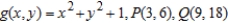 Use the gradient to find the directional derivative of the function at P in the direction of Q.   A)    B)    C)    D)    E)   