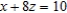 Find the highest point on the curve of intersection of the following surfaces. Cone:   , Plane:   A)    B)    C)    D)    E)   