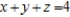 Use Lagrange multipliers to find the minimum distance from the plane   to the point   . Round your answer to two decimal places. A)  2.45 B)  6.56 C)  6.00 D)  1.73 E)  3.00