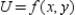 Suppose the utility function   is a measure of the utility (or satisfaction)  derived by a person from the consumption of two products x and y. Determine the marginal utility of product y if the utility function is   . ​ A)    B)    C)    D)    E)   