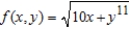 Find the partial derivative   for the function   . A)    B)    C)    D)    E)   