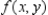 For   , find all values of x and y such that   and   simultaneously. ​   ​ A)    ​ B)    ​ C)    ​ D)    ​ E)    ​
