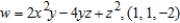 Find the gradient of the function at the given point.   A)    B)    C)    D)    E)   