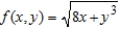 ​Find the partial derivative   for the function   . ​ A)    ​ B)    ​ C)    ​ D)    ​ E)    ​