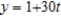Find the point(s)  on the hyperboloid   where the tangent plane is perpendicular to the line with parametric equations   ,   and   . A)    B)    C)    D)    E)   
