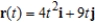 Find   at time   for the plane curve   . Round your answer to three decimal places. A)  5.315 B)  3.010 C)  7.491 D)  3.745 E)  2.657