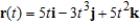 Use the properties of the derivative to find   given the following vector-valued functions.     A)    B)    C)    D)    E)   