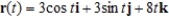 Find   at time   for the space curve   . A)  9 B)  0 C)  8 D)  64 E)  3