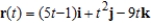 Find   at time   for the space curve   . Round your answer to three decimal places. A)  0.816 B)  0.389 C)  0.777 D)  1.864 E)  0.889