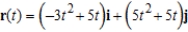 Find   given the following vector function. ​   ​ A)    B)    C)    D)    E)   