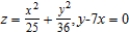 Find a vector-valued function, using the given parameter, to represent the intersection of the surfaces given below. Surfaces Parameter     A)    B)    C)    D)    E)   