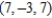 Find a set of parametric equations of the line that passes through the point   and is parallel to the xy-plane and yz-plane. A)    B)    C)    D)    E)   