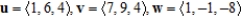 Find the triple scalar product   .   A)    B)    C)    D)    E)   