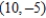 The vector v and its initial point is given. Find the terminal point.   , initial point   A)    B)    C)    D)    E)   