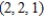Find the distance between the point   and the line given by the set of parametric equations   . ​ A)    /3 ​ B)  1 ​ C)    /3 ​ D)  3 ​ E)    ​/1
