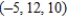 Find a set of parametric equations of the line through the points   and   . A)    B)    C)    D)    E)   
