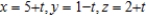 Two insects are crawling along different lines in three-space. At time t (in minutes) , the first insect is at the point   where   . Also, at time t, the second insect is at the point   where   . Assume distances are given in inches. How close do the insects get? Round your answer to two decimal places. A)    inches B)    inches C)    inches D)    inches E)    inches
