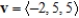 Given the vector v and its initial point find the terminal point of the vector.   , initial point   A)    B)    C)    D)    E)   